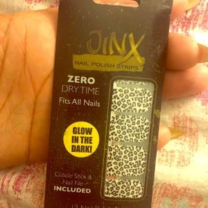 Glow in the dark nail polish strips wraps art